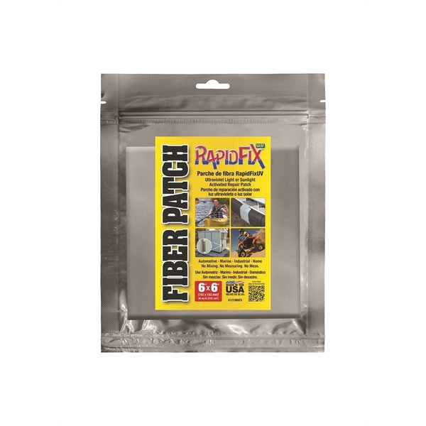 Rapidfix UV Fiber Patch 6IN x 6IN, 36 SQ IN 6121966ES